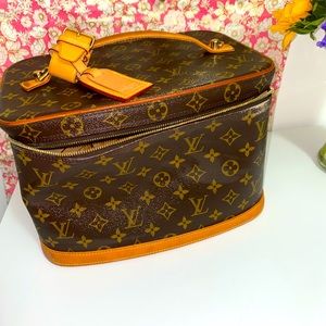 Authentic Monogram LV make up Vanity Bag. M47280